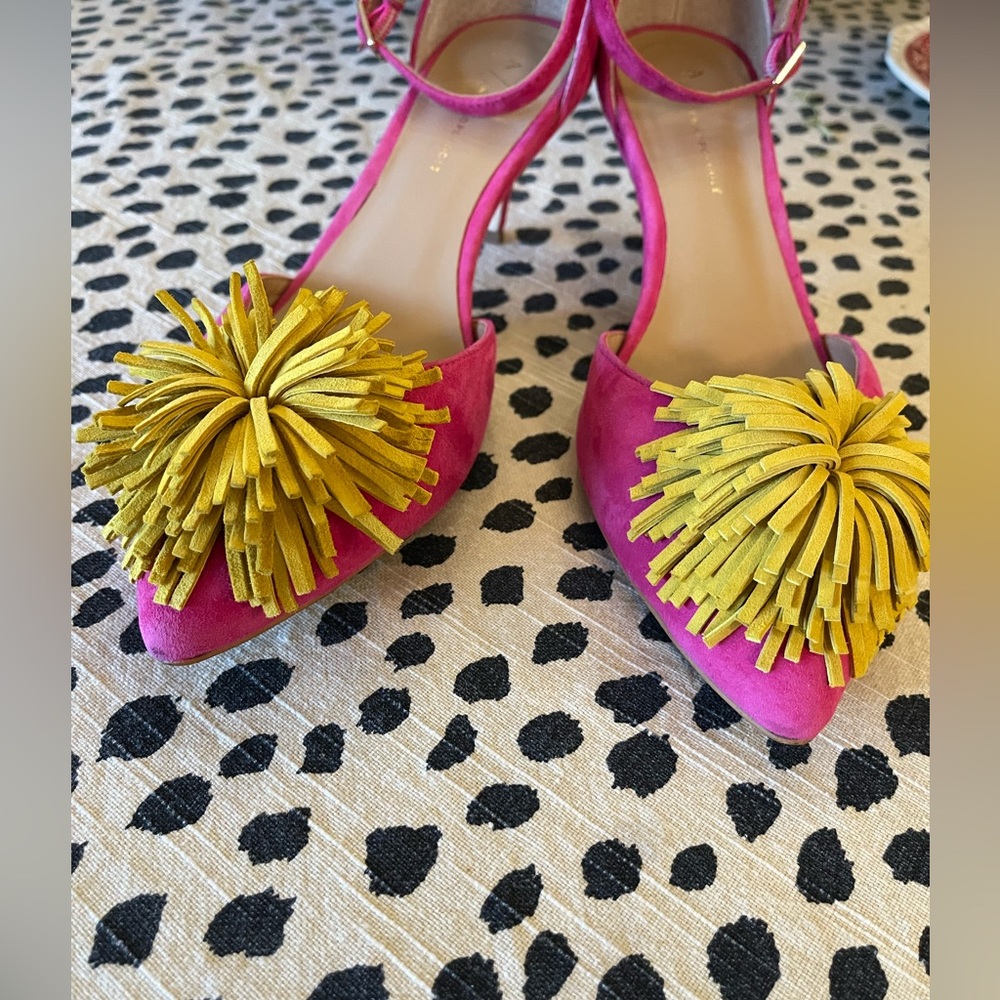 Pink and Yellow Women's Shoes